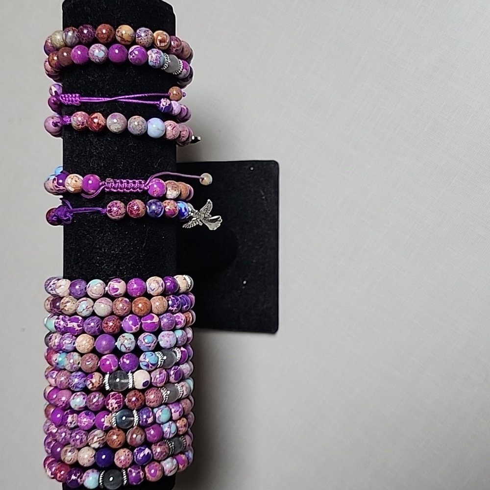 Calsilica Stretch Bracelets. Price Is for each bracelet. - Picture 2 of 2